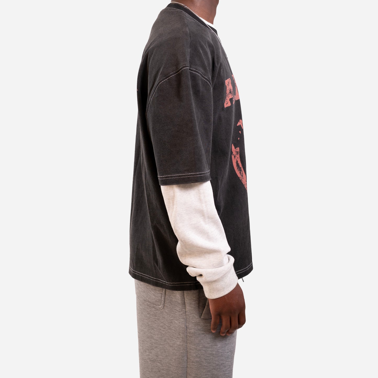 Amen Thermal layered tee