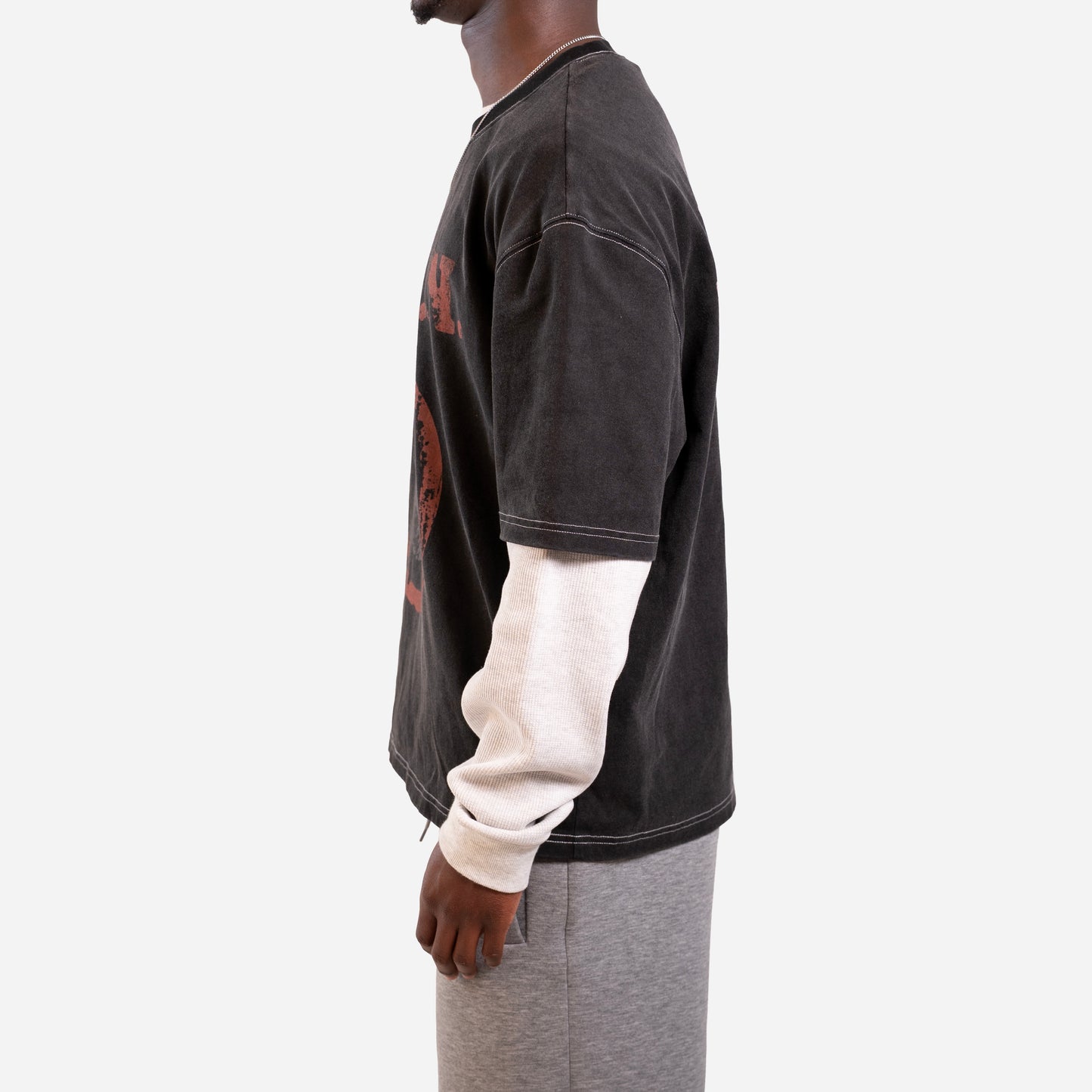 Amen Thermal layered tee