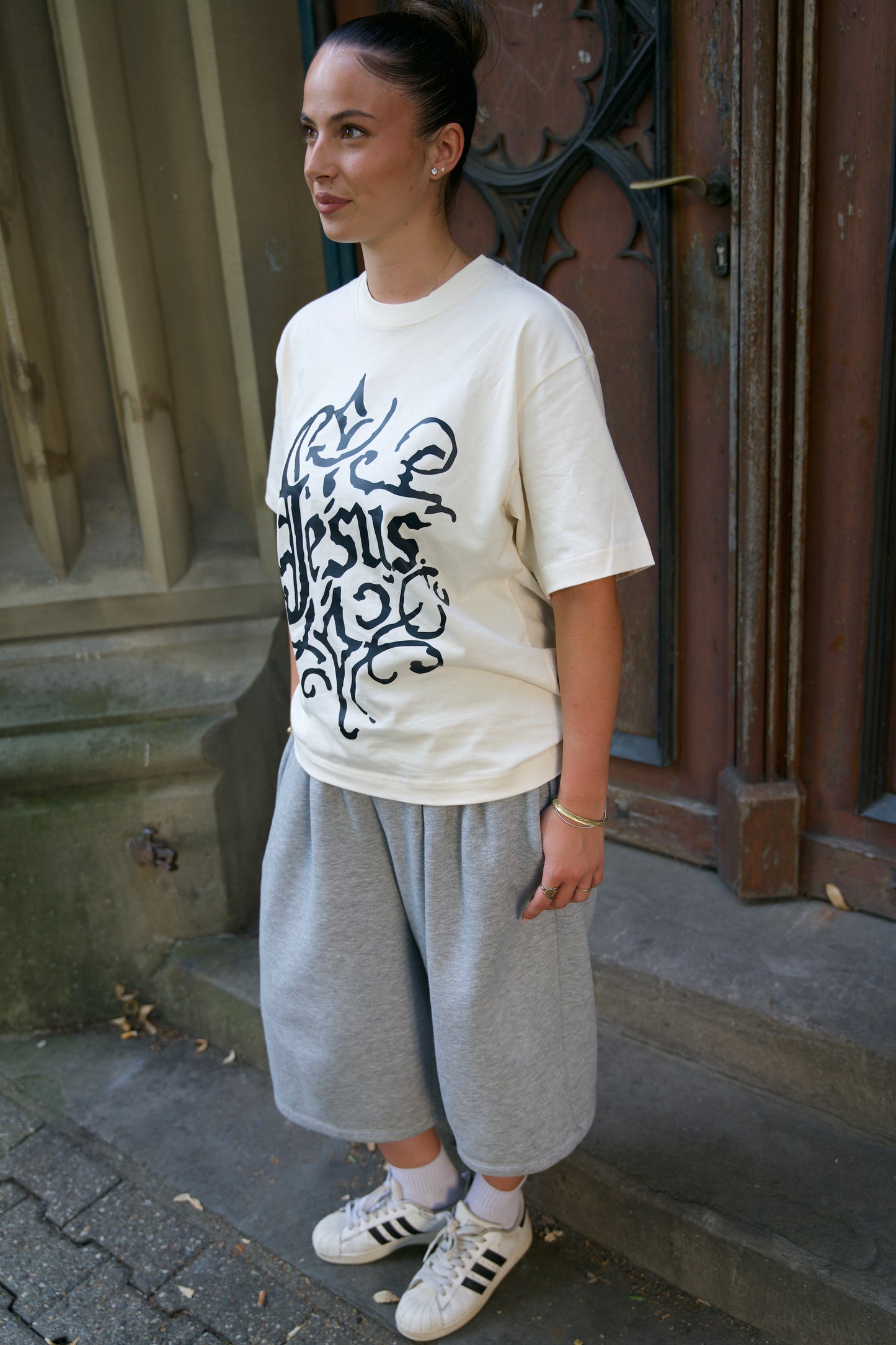 JESUS.™ Tee Ecru